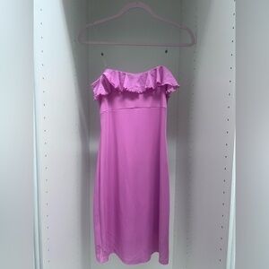 Elegant Pink Off-Shoulder Dress